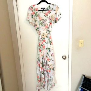 Floral Wrap Dress